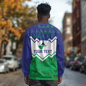 Personalised Lesotho Independence Day Long Sleeve Shirt Naha ea Lesotho Proud LT14