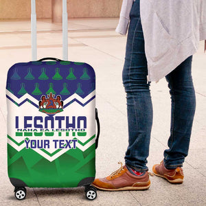 Personalised Lesotho Independence Day Luggage Cover Naha ea Lesotho Proud