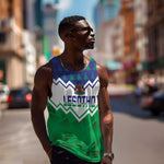 Personalised Lesotho Independence Day Men Tank Top Naha ea Lesotho Proud