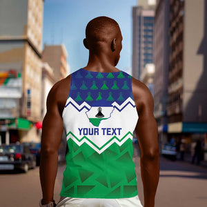 Personalised Lesotho Independence Day Men Tank Top Naha ea Lesotho Proud