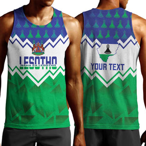 Personalised Lesotho Independence Day Men Tank Top Naha ea Lesotho Proud