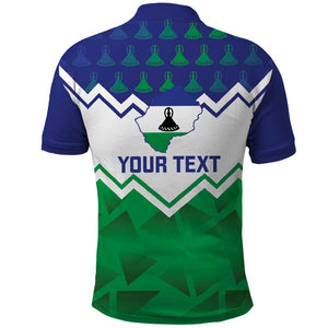 Personalised Lesotho Independence Day Polo Shirt Naha ea Lesotho Proud