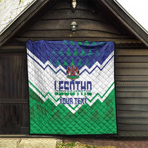 Personalised Lesotho Independence Day Quilt Naha ea Lesotho Proud