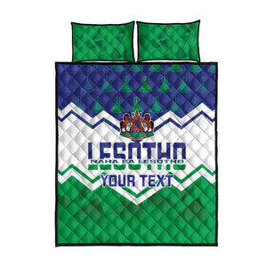 Personalised Lesotho Independence Day Quilt Bed Set Naha ea Lesotho Proud