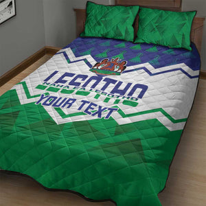 Personalised Lesotho Independence Day Quilt Bed Set Naha ea Lesotho Proud