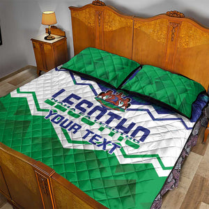 Personalised Lesotho Independence Day Quilt Bed Set Naha ea Lesotho Proud