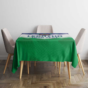 Personalised Lesotho Independence Day Tablecloth Naha ea Lesotho Proud