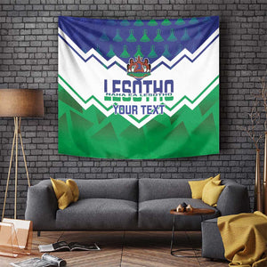 Personalised Lesotho Independence Day Tapestry Naha ea Lesotho Proud