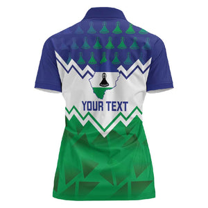 Personalised Lesotho Independence Day Women Polo Shirt Naha ea Lesotho Proud