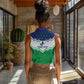 Personalised Lesotho Independence Day Women Sleeveless Polo Shirt Naha ea Lesotho Proud