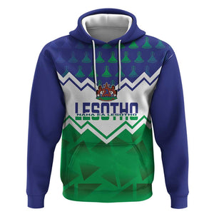 Personalised Lesotho Independence Day Zip Hoodie Naha ea Lesotho Proud