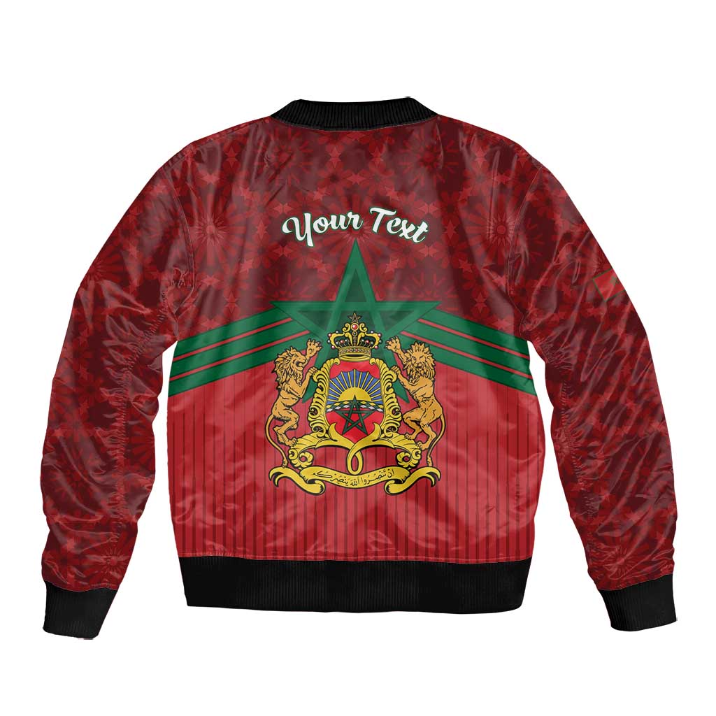 Personalized Afro Morocco Independence Day Bomber Jacket 1956 Proud Islamic Pattern - African Pride