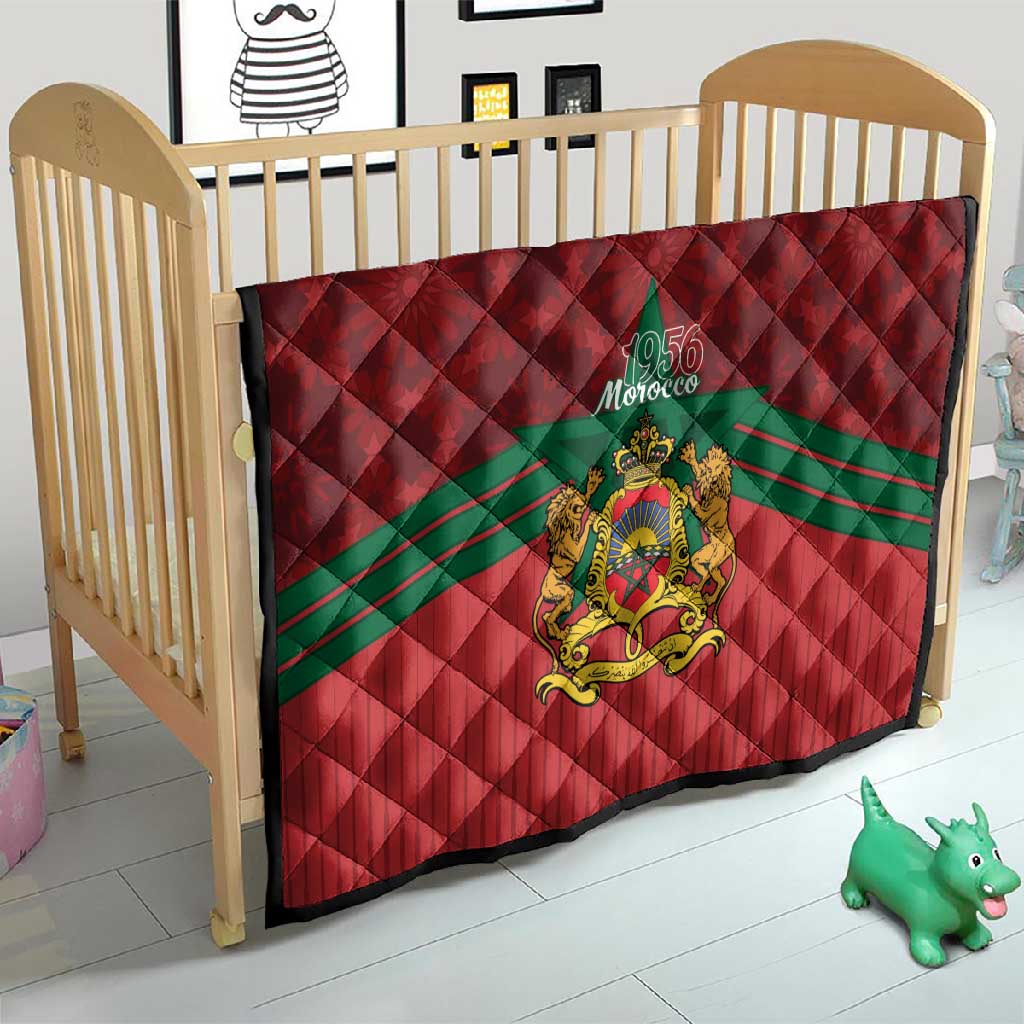 Afro Morocco Independence Day Quilt 1956 Proud Islamic Pattern - African Pride