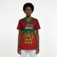 Personalized Afro Morocco Independence Day Scrub Top 1956 Proud Islamic Pattern - African Pride