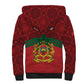 Personalized Afro Morocco Independence Day Sherpa Hoodie 1956 Proud Islamic Pattern - African Pride