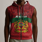 Personalized Afro Morocco Independence Day Sleeveless Zip Hoodie 1956 Proud Islamic Pattern - African Pride