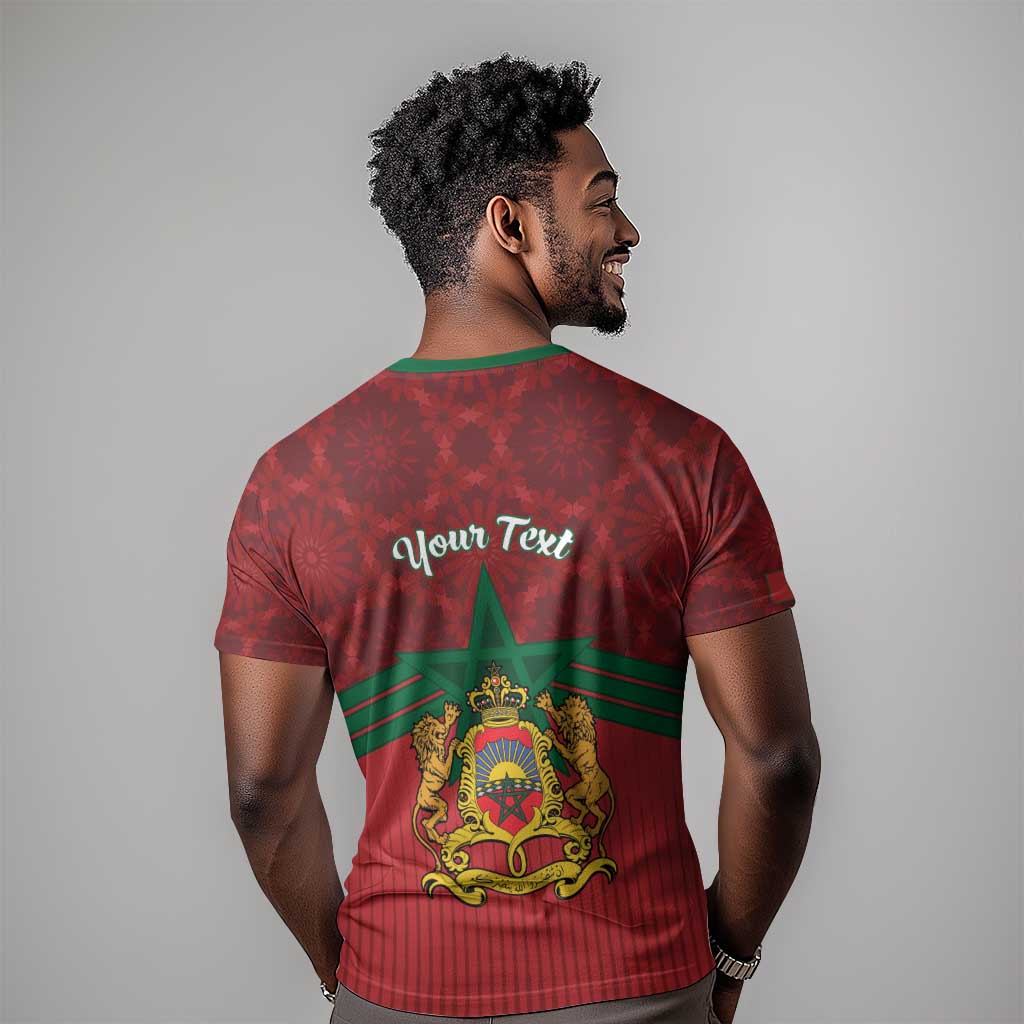 Personalized Afro Morocco Independence Day T shirt 1956 Proud Islamic Pattern - African Pride