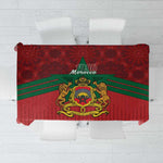 Afro Morocco Independence Day Tablecloth 1956 Proud Islamic Pattern - African Pride
