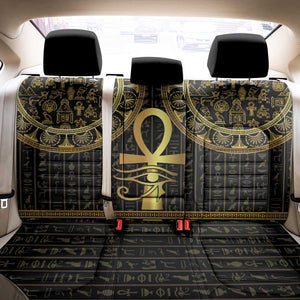 Afro Ancient Egypt Ankh and Eye Of Horus Back Car Seat Cover Egyptian Hieroglyphs