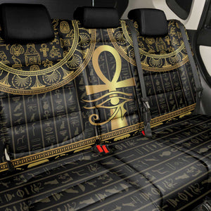 Afro Ancient Egypt Ankh and Eye Of Horus Back Car Seat Cover Egyptian Hieroglyphs