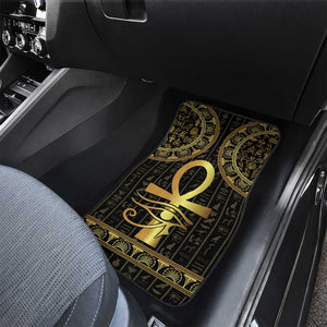 Afro Ancient Egypt Ankh and Eye Of Horus Car Mats Egyptian Hieroglyphs