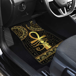 Afro Ancient Egypt Ankh and Eye Of Horus Car Mats Egyptian Hieroglyphs