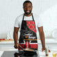 Kenya Jamhuri Day Apron One People One Nation Massai Shuka Pattern