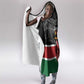 Afro Jamhuri ya Kenya Hooded Blanket One People One Nation Massai Shuka Pattern - African Pride