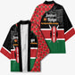 Kenya Jamhuri Day Kimono One People One Nation Massai Shuka Pattern