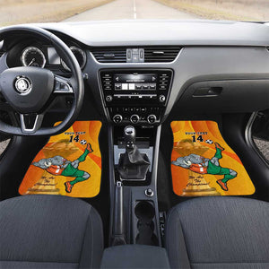 Custom Ivory Coast Football Car Mats 2024 Mascot With Champions Trophy