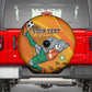 Custom Ivory Coast Football Spare Tire Cover 2024 Mascot With Champions Trophy