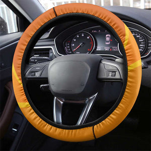 Ivory Coast Football Steering Wheel Cover 2024 Mascot With Champions Trophy