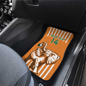 Custom Ivory Coast Football Car Mats Les Elephants 3rd Champions Proud