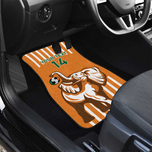 Custom Ivory Coast Football Car Mats Les Elephants 3rd Champions Proud