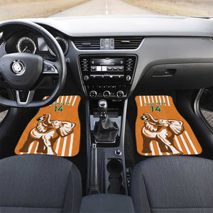 Custom Ivory Coast Football Car Mats Les Elephants 3rd Champions Proud