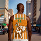 Custom Ivory Coast Football Men Tank Top Les Elephants 3rd Champions Proud