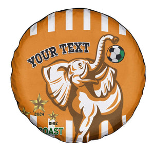 Custom Ivory Coast Football Spare Tire Cover Les Elephants 3rd Champions Proud