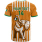 Custom Ivory Coast Football T shirt Les Elephants 3rd Champions Proud