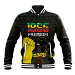 Juneteenth Freedom Day Baseball Jacket 1865 Black Independence African Pattern LT14
