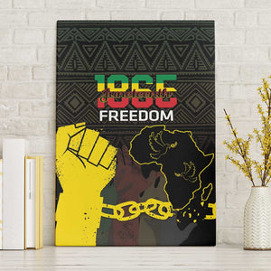 Juneteenth Freedom Day Canvas Wall Art 1865 Black Independence African Pattern