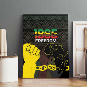 Juneteenth Freedom Day Canvas Wall Art 1865 Black Independence African Pattern