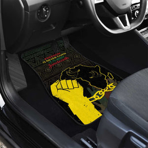 Juneteenth Freedom Day Car Mats 1865 Black Independence African Pattern