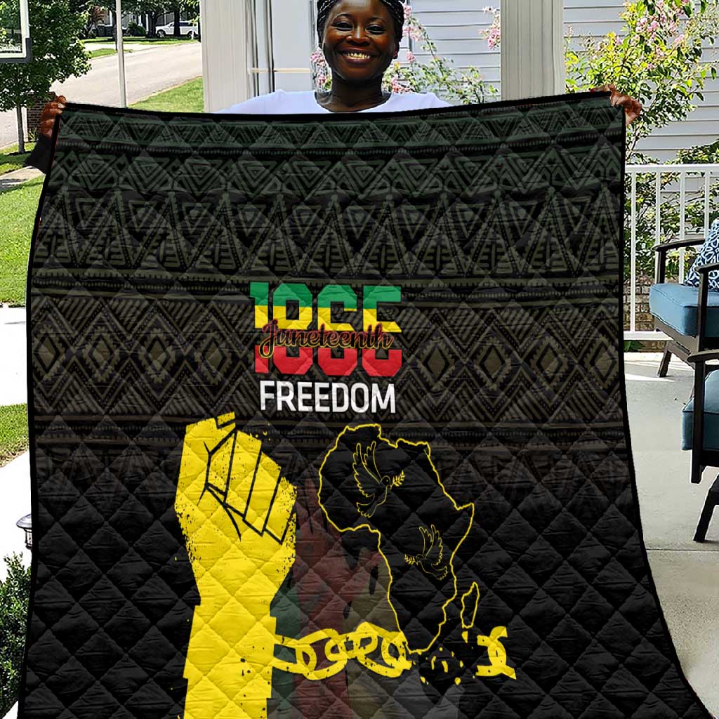 Juneteenth Freedom Day Quilt 1865 Black Independence African Pattern