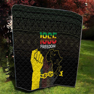 Juneteenth Freedom Day Quilt 1865 Black Independence African Pattern