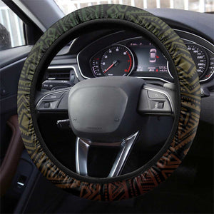 Juneteenth Freedom Day Steering Wheel Cover 1865 Black Independence African Pattern