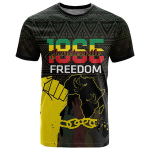 Juneteenth Freedom Day T shirt 1865 Black Independence African Pattern