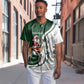 South Africa Christmas In July Baseball Jersey Geseende Kersfees Springbok Black Santa