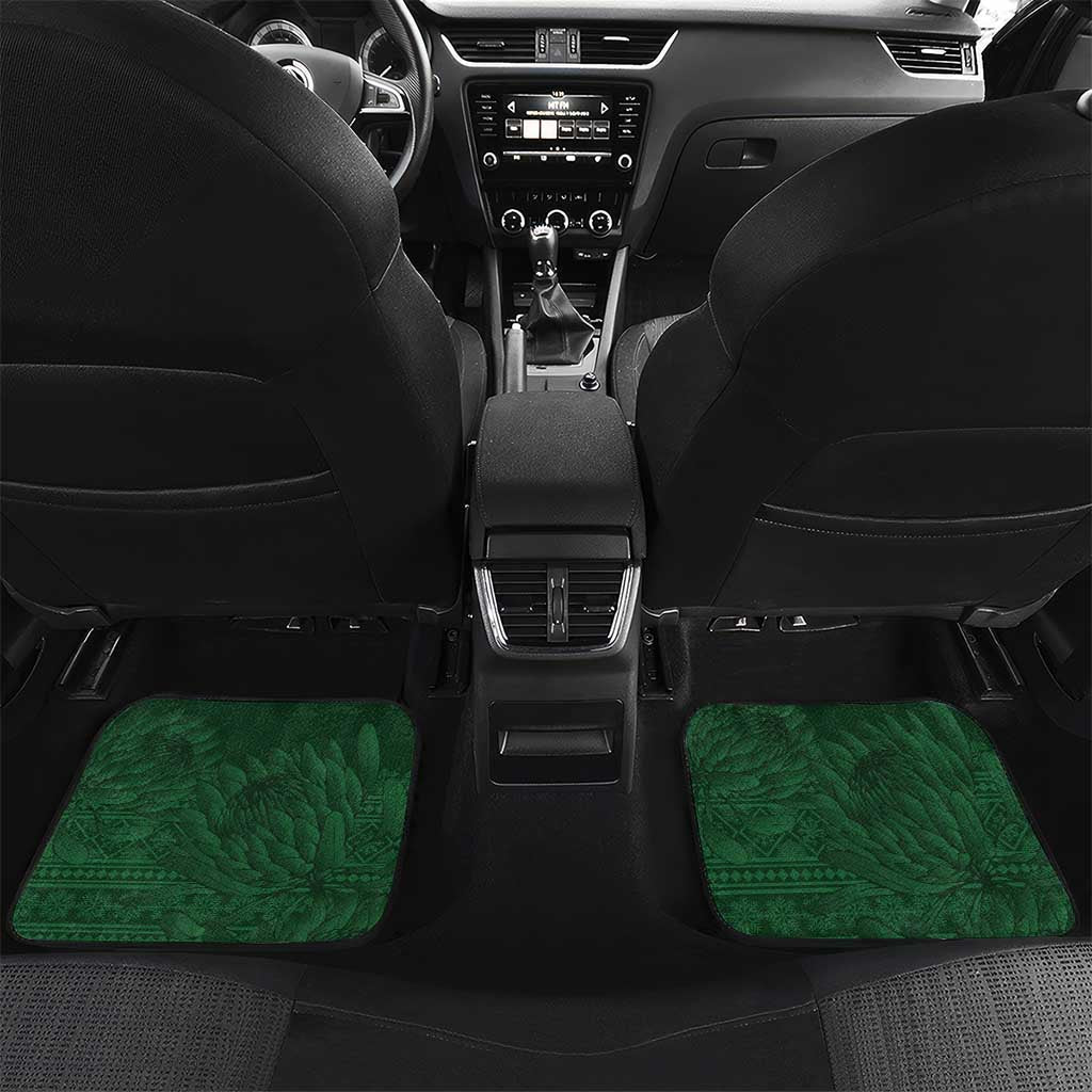 South Africa Christmas In July Car Mats Geseende Kersfees Springbok Black Santa
