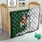South Africa Christmas In July Quilt Geseende Kersfees Springbok Black Santa