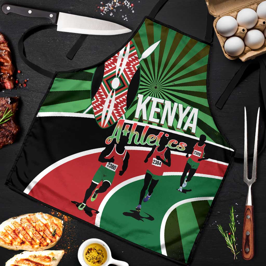 Athletics Kenya Apron Maasai Shield Running Way